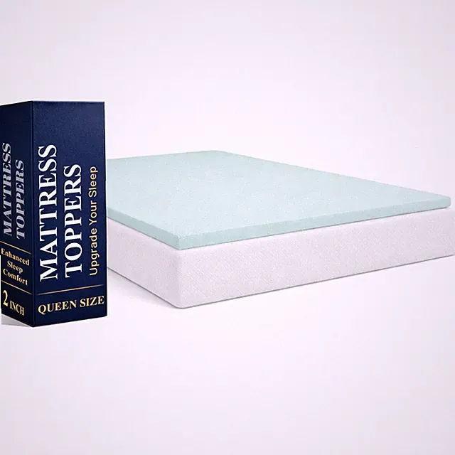 Continental Sleep, 2-Inch Foam Topper, Adds Comfort to Mattress