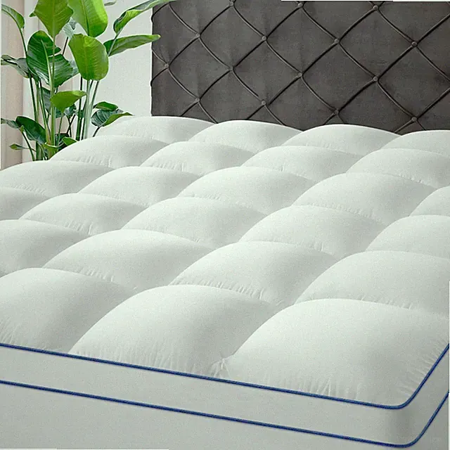Full Mattress Topper,Extra Thick Mattress Pad Cover for Deep Sleep,3D+7D Snow