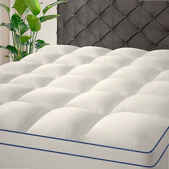 KAYFIA Full Mattress Topper,Extra Thick Mattress Pad Cover for Deep Sleep