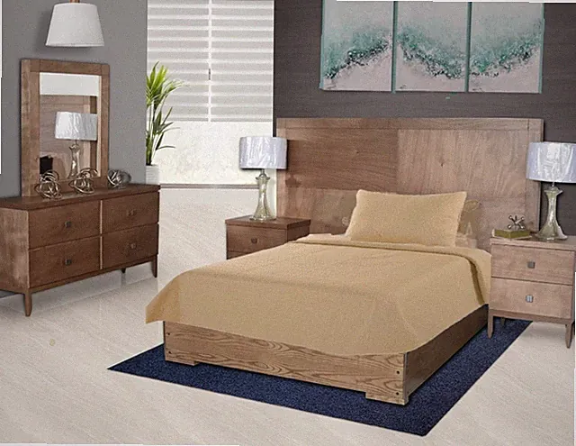 MODREN NENA SOLID CLOSOUT QUILT BEDDING BEDSPREAD COVERLET PILLOW CASES SET