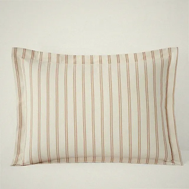 Tailored Stripes and Plaids Classic Cool Cotton Percale Sham-Company Cotton|6001