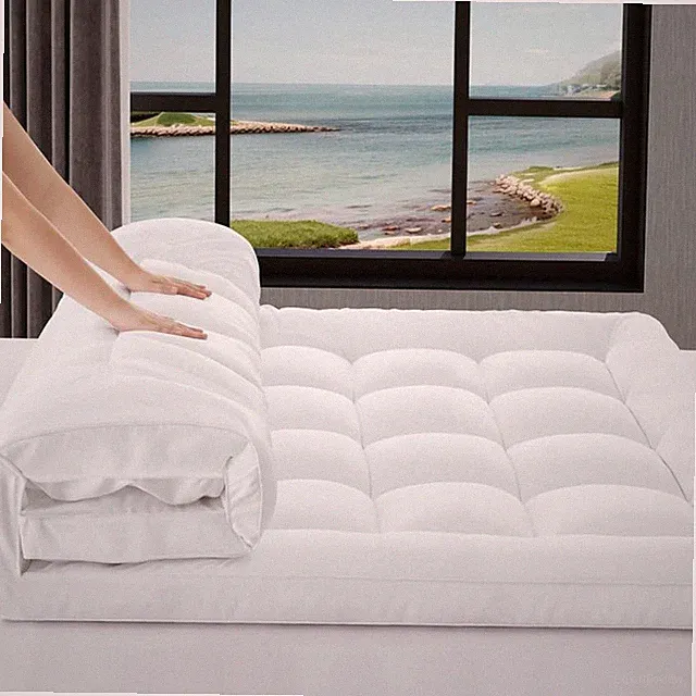 Wqspring Cooling Full Mattress Topper Extra Thick Soft Pillow Top For Hot